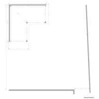 piscine pool bar en L dalle