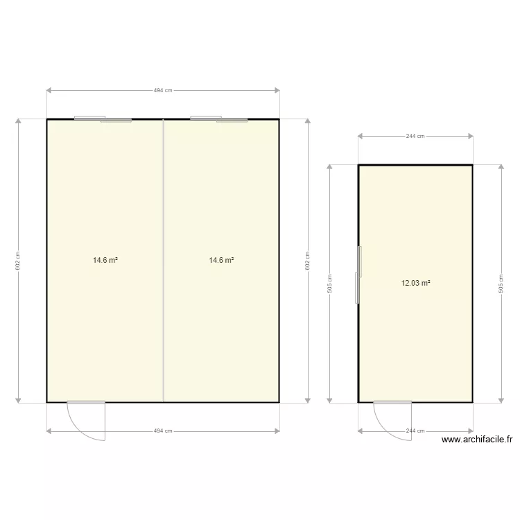LOCAMUC 2 PERONAS. Plan de 