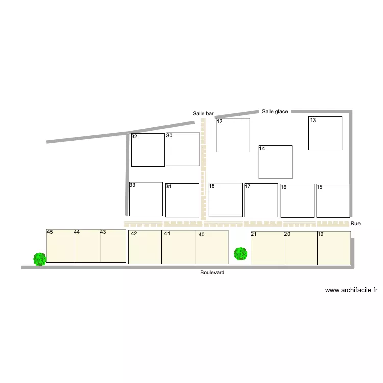 Terrasse LCA A. Plan de 