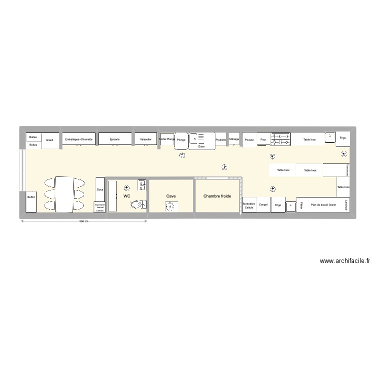 NossaLab V4. Plan de 4 pièces et 51 m2