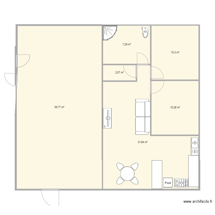 maison familiale avant travaux 4. Plan de 0 pièce et 0 m2