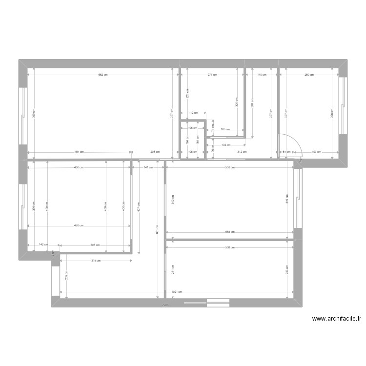 version 3. Plan de 6 pièces et 119 m2