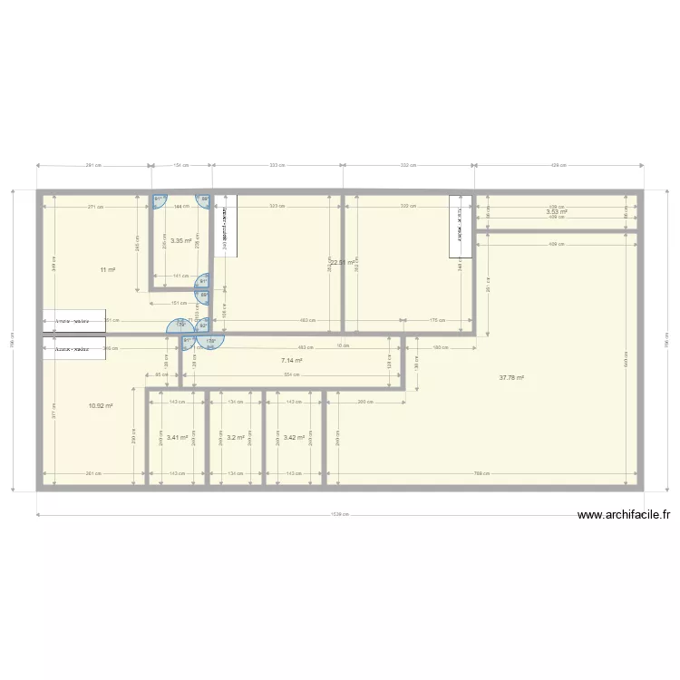 Villa Claver. Plan de 