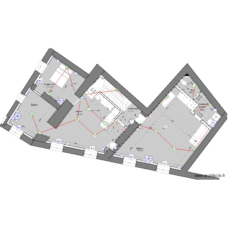 1 er etage LEBLANC 1309 d. Plan de 0 pièce et 0 m2