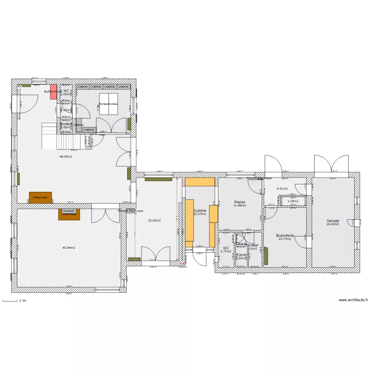 DreveMoulin Bas Actuel. Plan de 