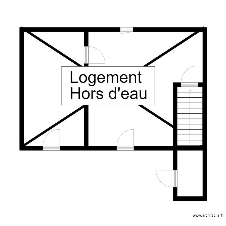 ABC0030habitation. Plan de 0 pièce et 0 m2