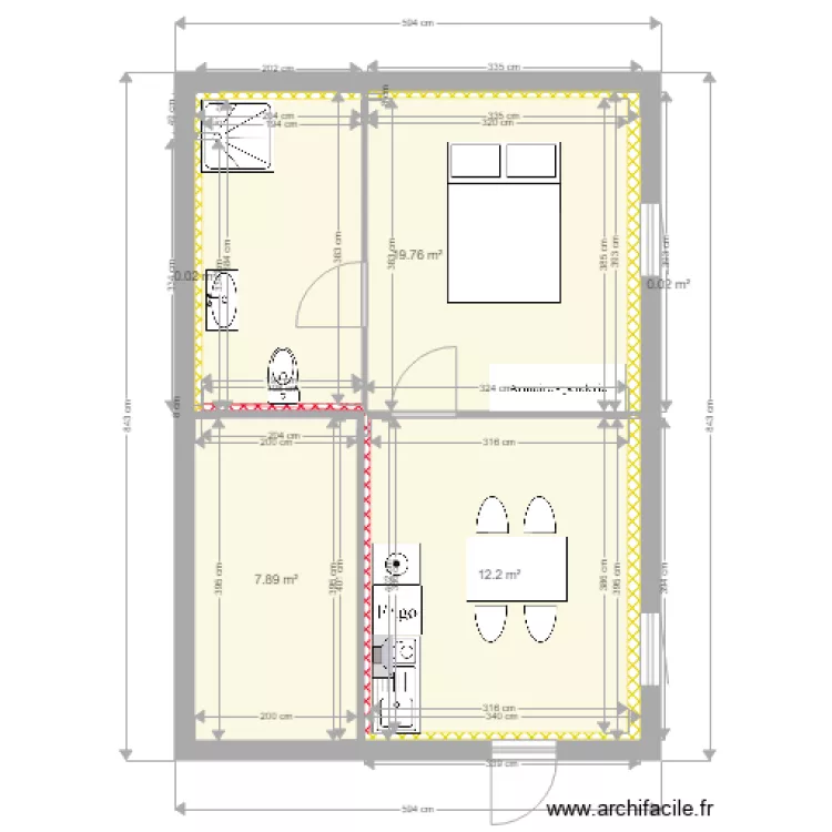 REZ GAUCHE ASENCIO. Plan de 