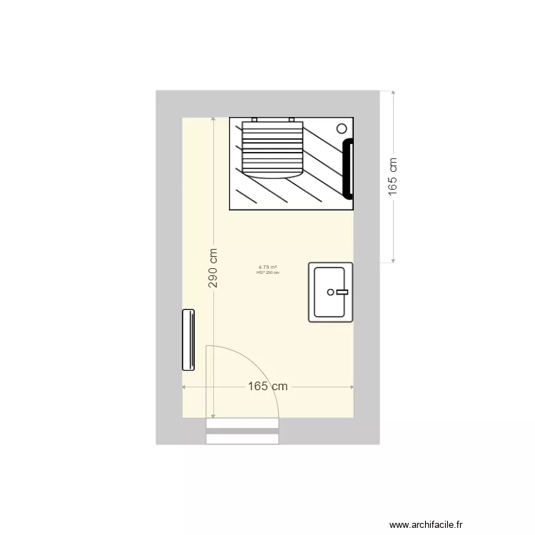 MASSET ST GALMIER. Plan de 