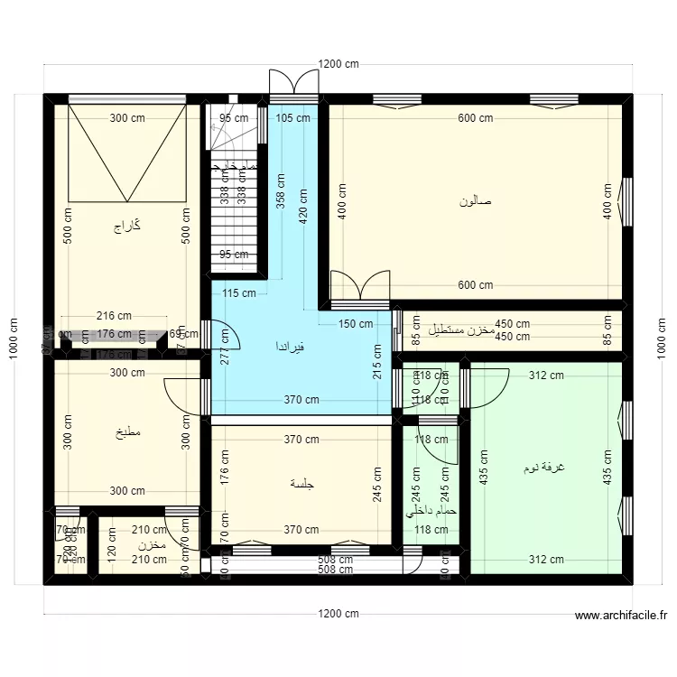 Terrain 12x10 Client 49639577. Plan de 
