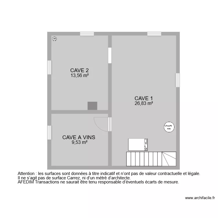 BI 6537 SOUS SOL. Plan de 
