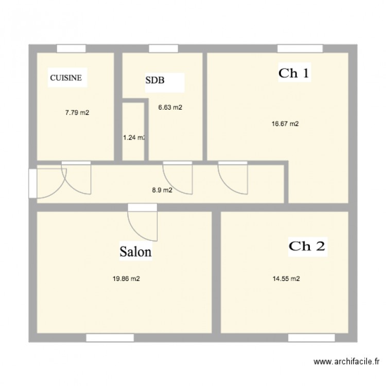 21 Henri Pensier. Plan de 0 pièce et 0 m2