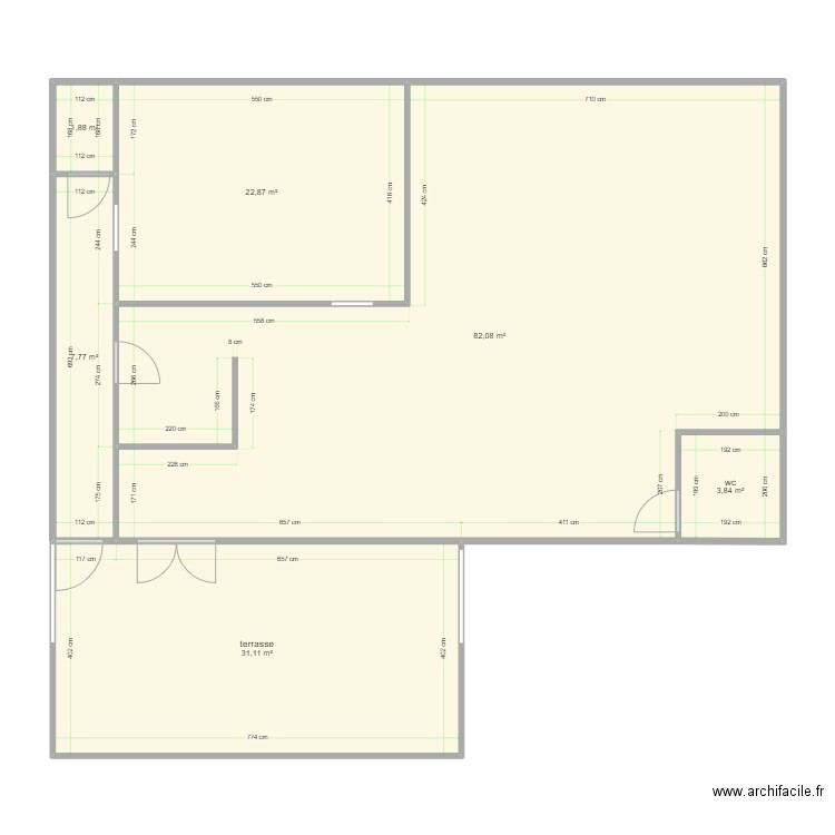 local commercial SCI. Plan de 0 pièce et 0 m2