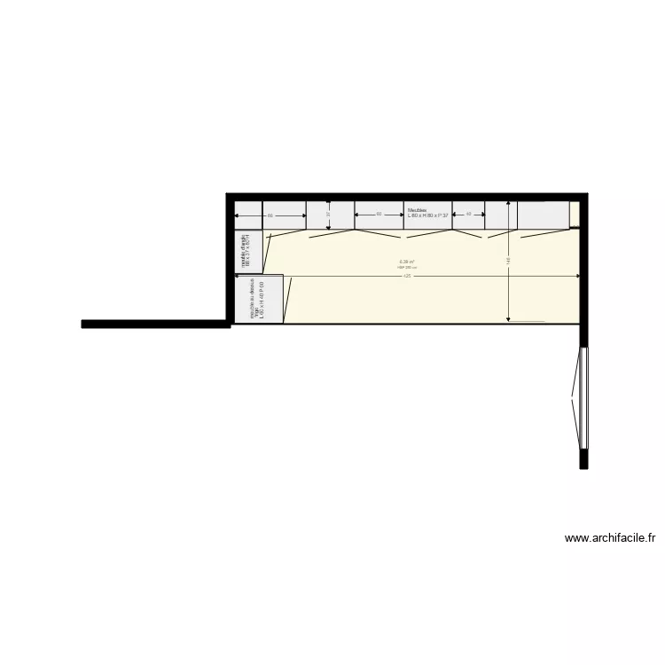 DAVID plan meubles hauts et bas *. Plan de 