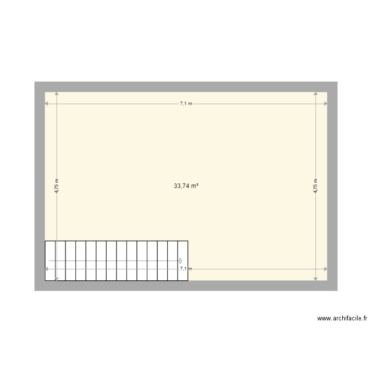 bas écurie. Plan de 0 pièce et 0 m2