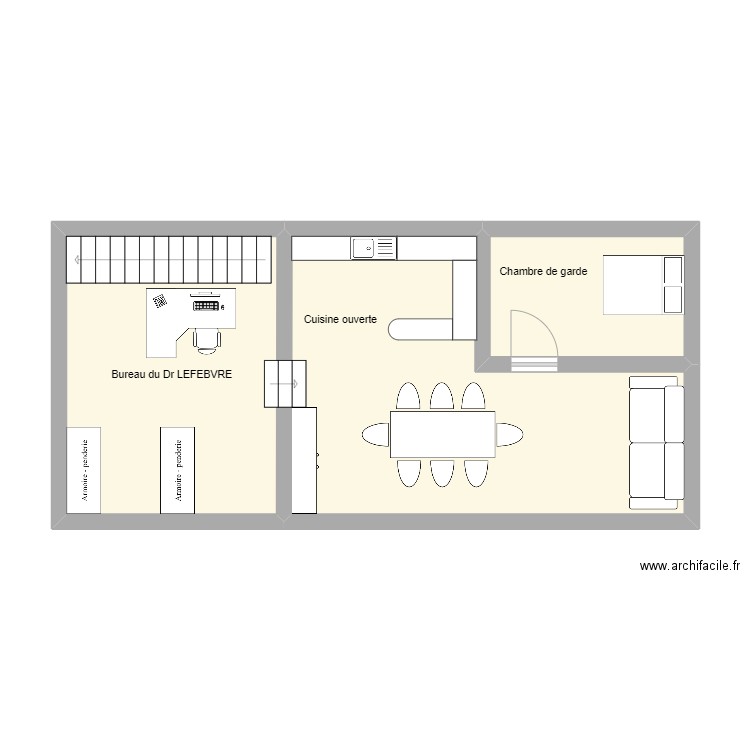 etage. Plan de 0 pièce et 0 m2