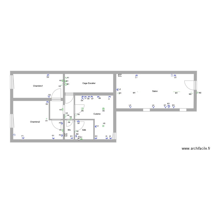 Hennuyeres 1er. Plan de 0 pièce et 0 m2