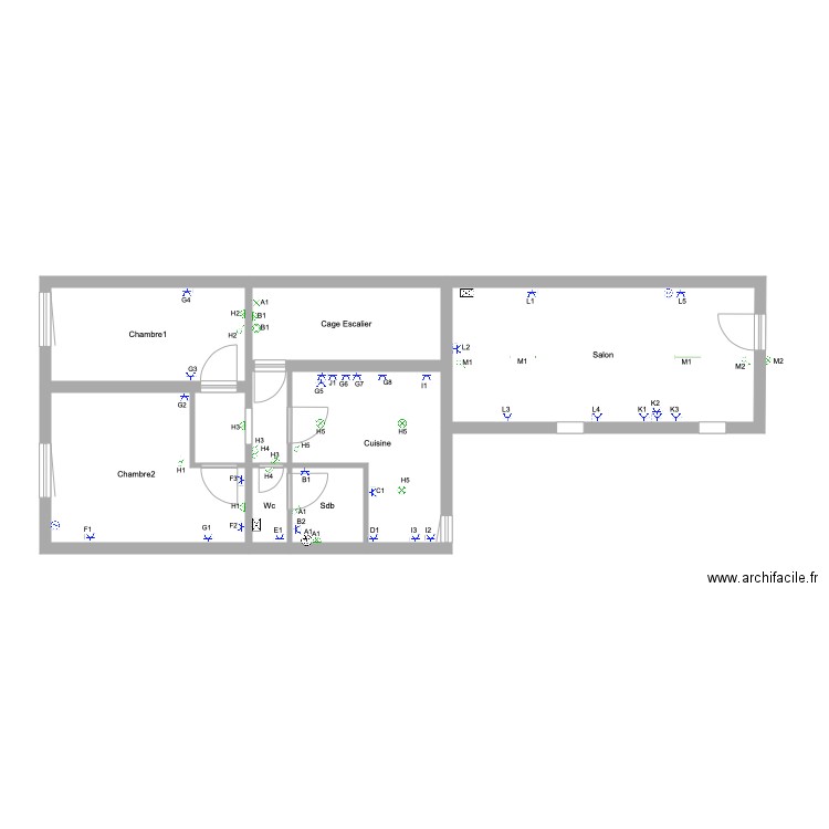 Hennuyeres 1er. Plan de 0 pièce et 0 m2