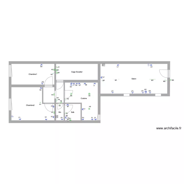 Hennuyeres 1er. Plan de Hennuyeres 1er. Plan de