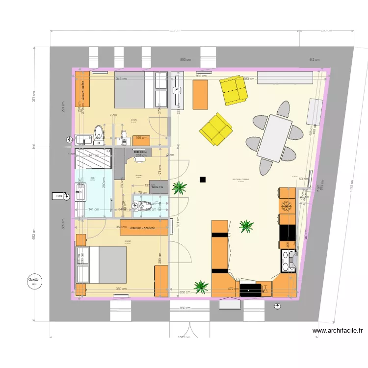 LA PETITE COMTE DEFINITIVE. Plan de 
