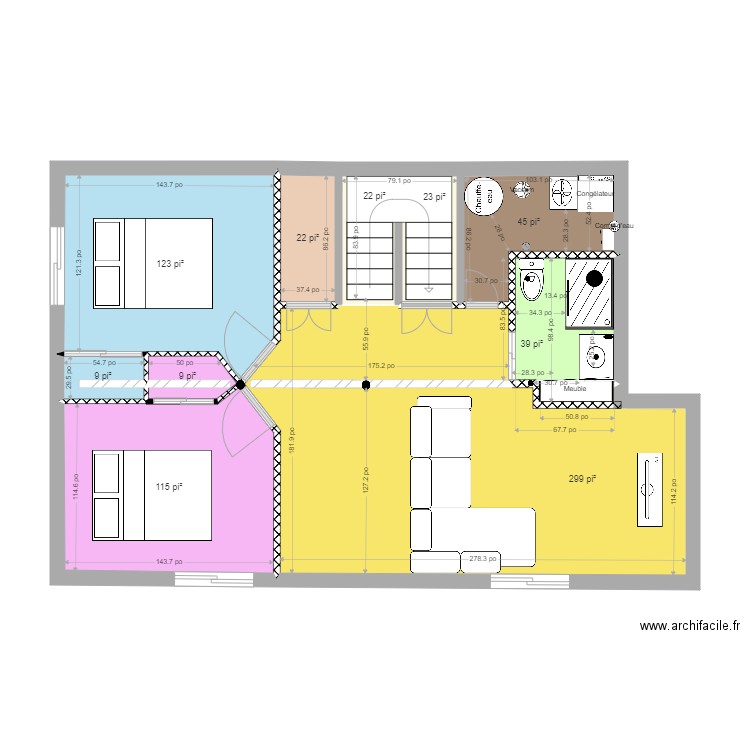 ssol chablis6. Plan de 0 pièce et 0 m2