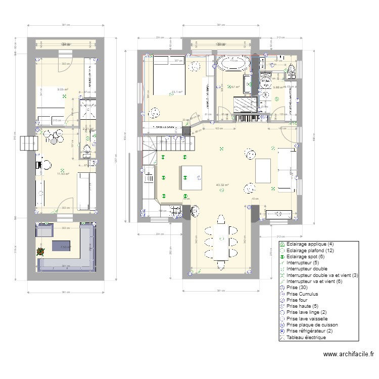 voltaire new 03. Plan de 0 pièce et 0 m2