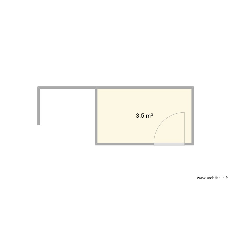 cabanne a outils. Plan de 0 pièce et 0 m2