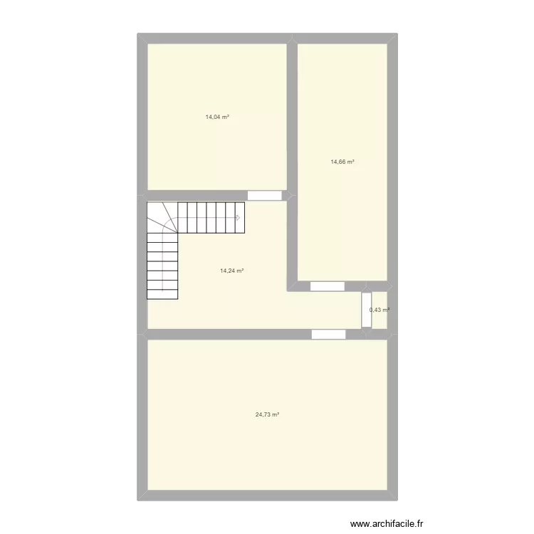 Lobet appartement 2 2em. Plan de 