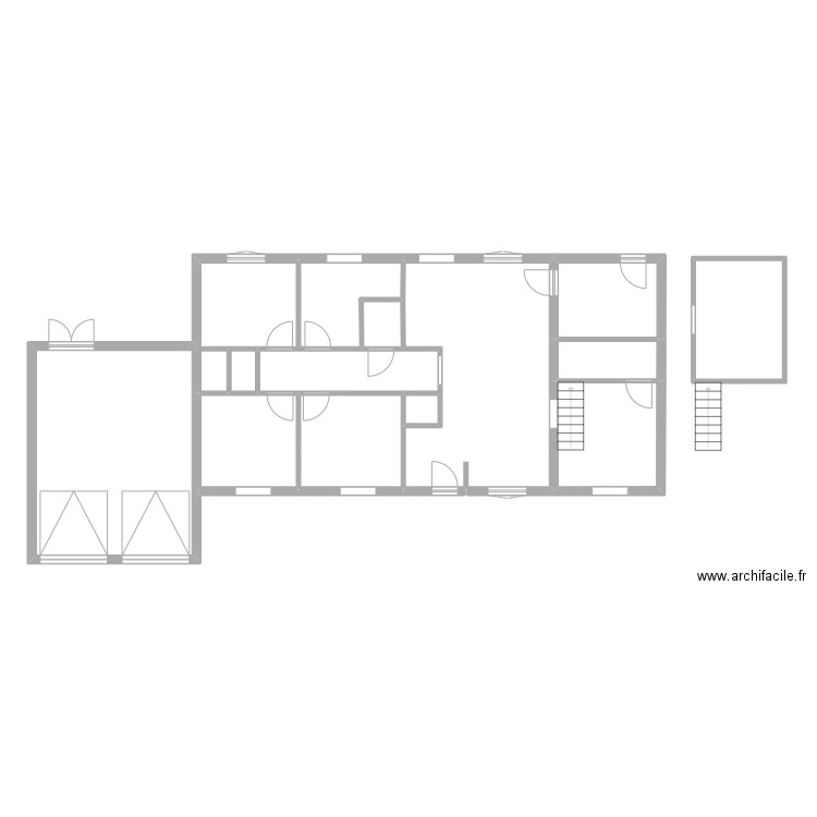 HANONN. Plan de 13 pièces et 96 m2