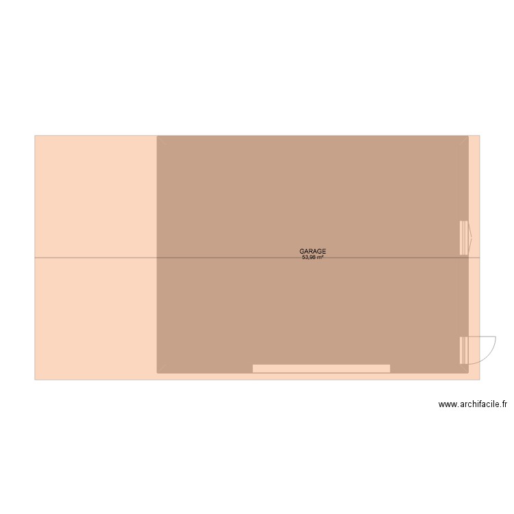 GARAGE TEST. Plan de 0 pièce et 0 m2