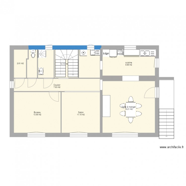 Plan RdC MT. Plan de 0 pièce et 0 m2