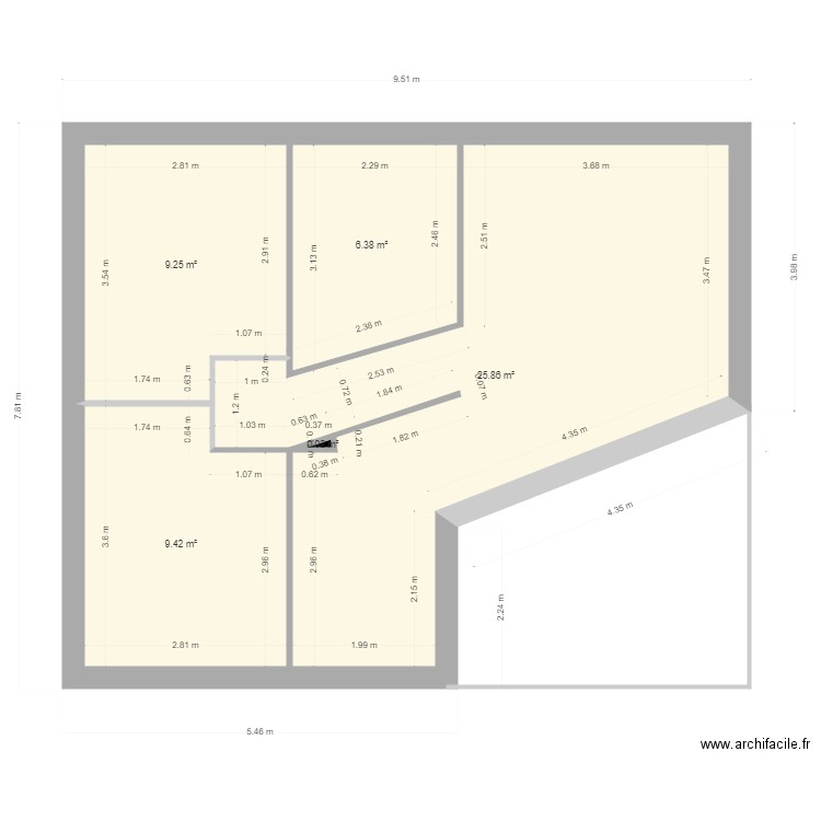 Calanca Colomba PC. Plan de 0 pièce et 0 m2