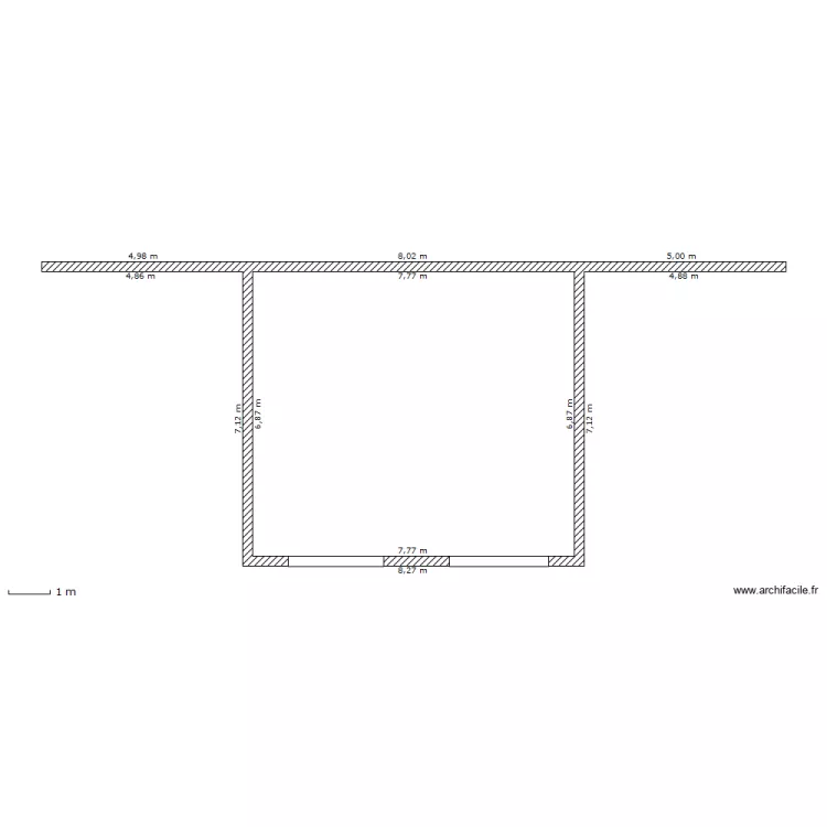 fondation double garage. Plan de fondation double garage. Plan de