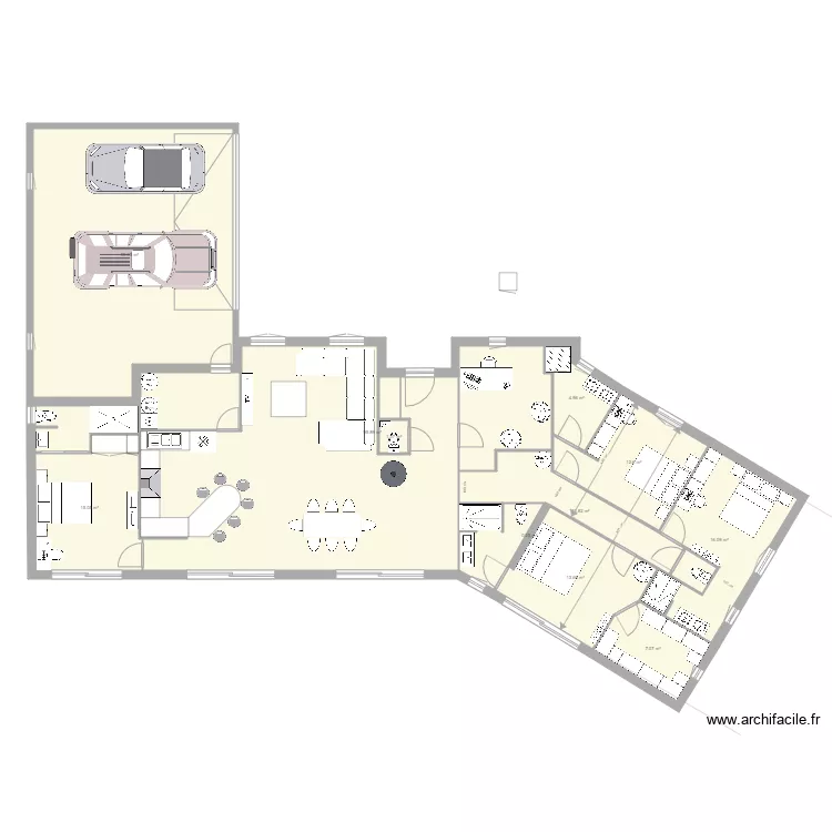 PLAN MASSE TR0PIC 1 DERIVE 180 m. Plan de 