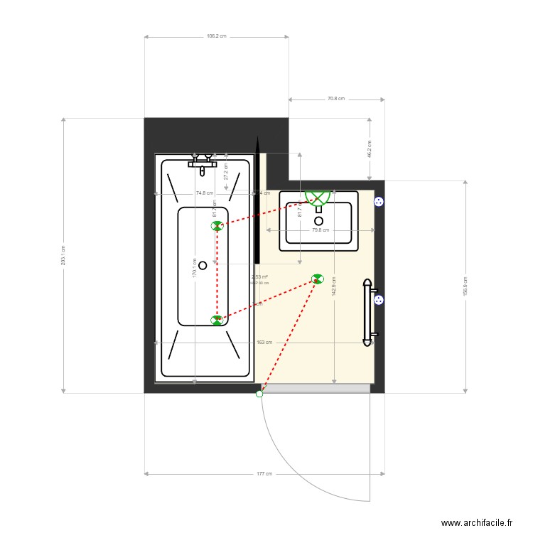 BENOIT 1. Plan de 0 pièce et 0 m2