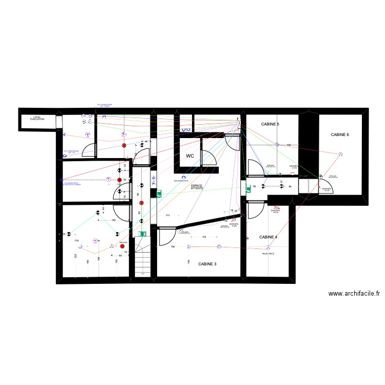ELECTRCITÉ SOUS SOL. Plan de 0 pièce et 0 m2