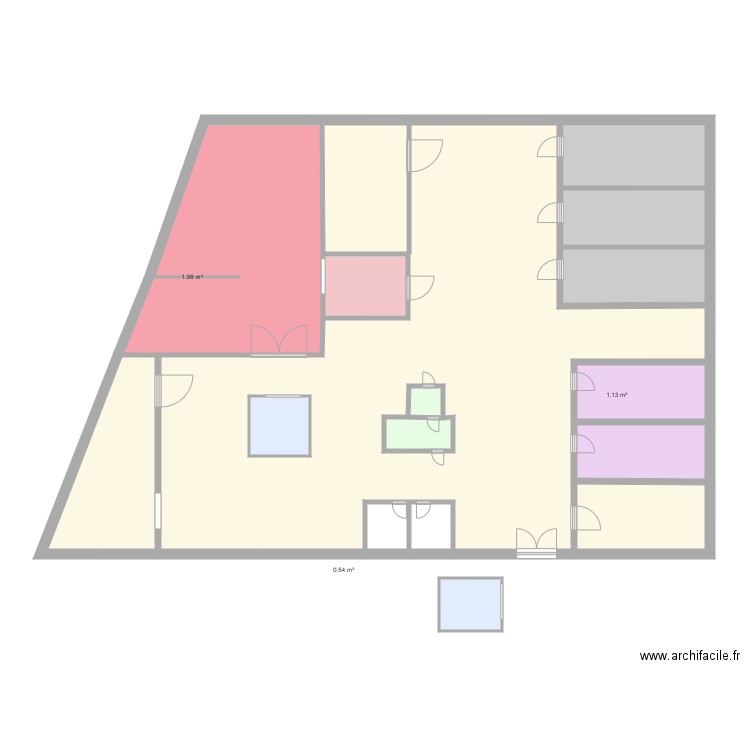 Plan des locaux. Plan de 0 pièce et 0 m2