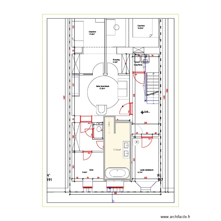 Cornet sdb Rez. Plan de 0 pièce et 0 m2