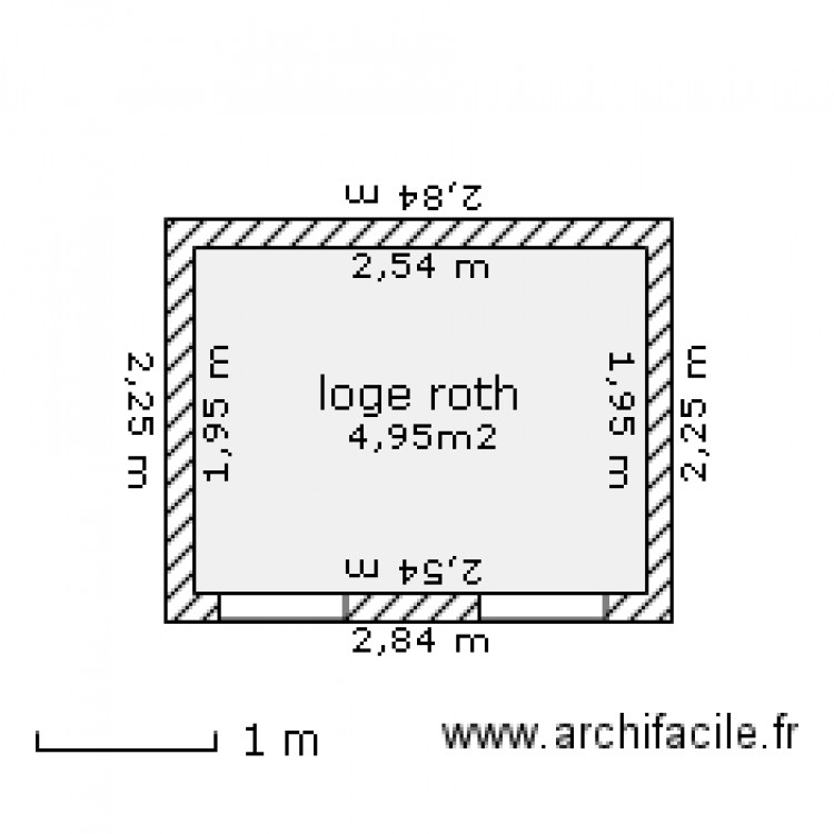 Stade Philippe Roth loge. Plan de 0 pièce et 0 m2