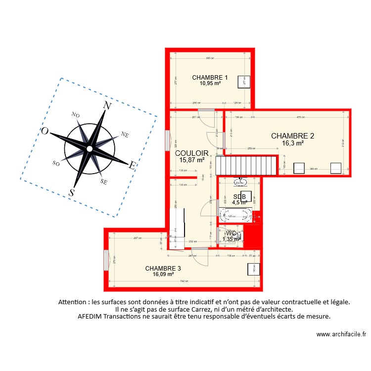 BI 7334 ETAGE BIS . Plan de 0 pièce et 0 m2