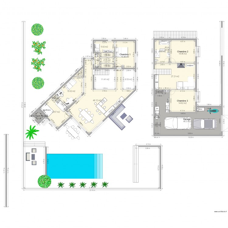 projet2. Plan de 0 pièce et 0 m2