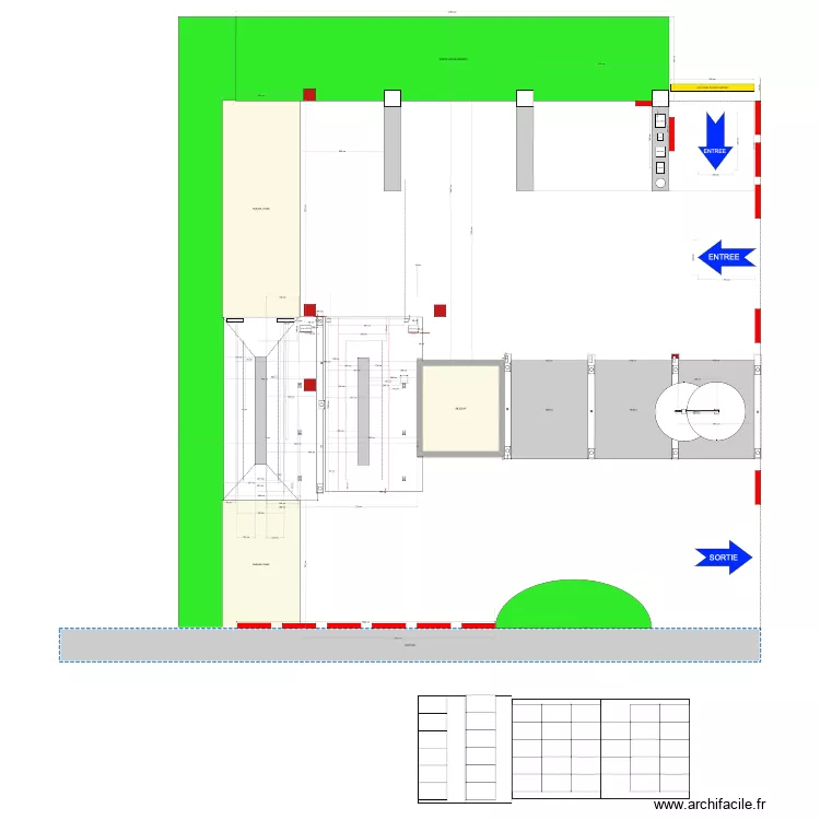 FROGES_CIRCULATION. Plan de 