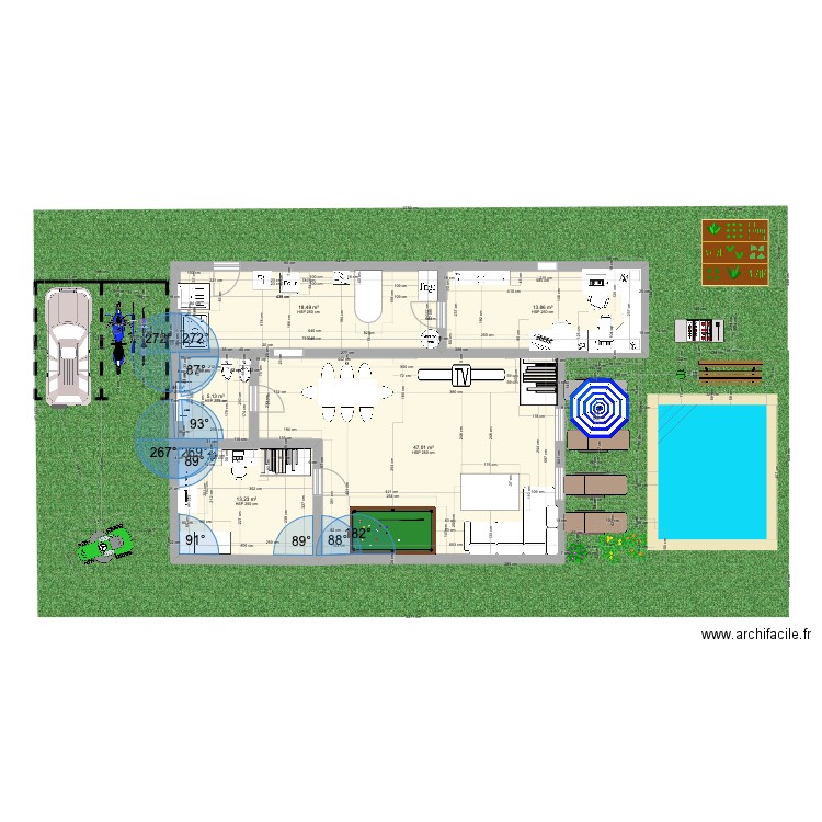 1ere villa de luxe. Plan de 0 pièce et 0 m2