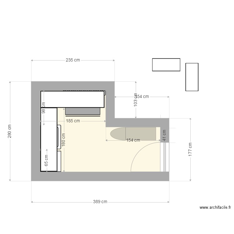 buanderie. Plan de 0 pièce et 0 m2