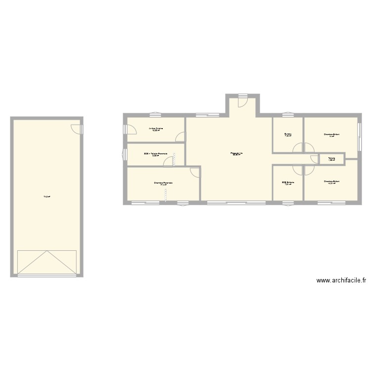 Maison 2021. Plan de 0 pièce et 0 m2