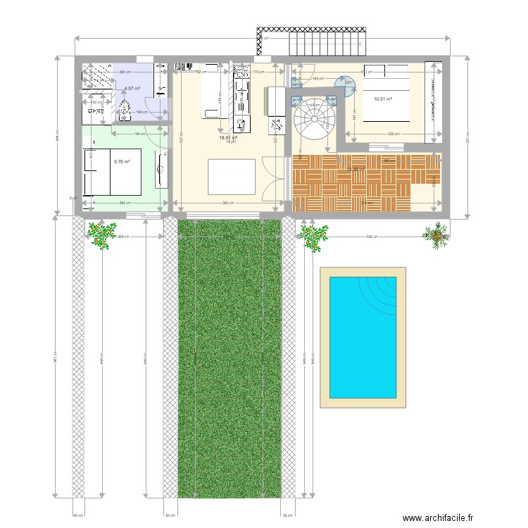 Ekiola extension étage . Plan de 0 pièce et 0 m2