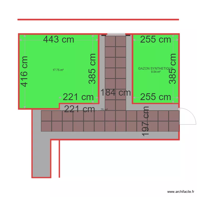 ENTREE MAISON 3. Plan de 