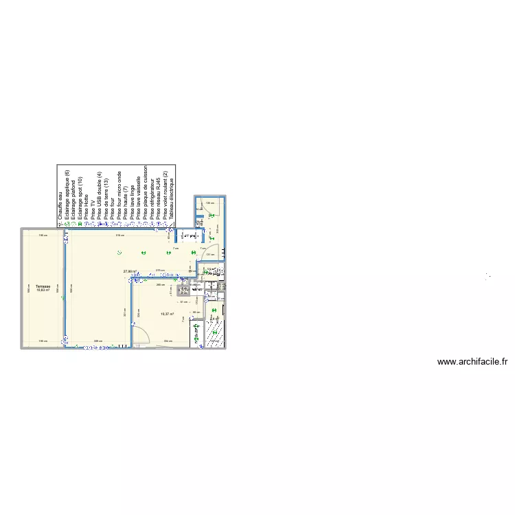 Santa Clara 2 face mer sans meubles V2. Plan de 