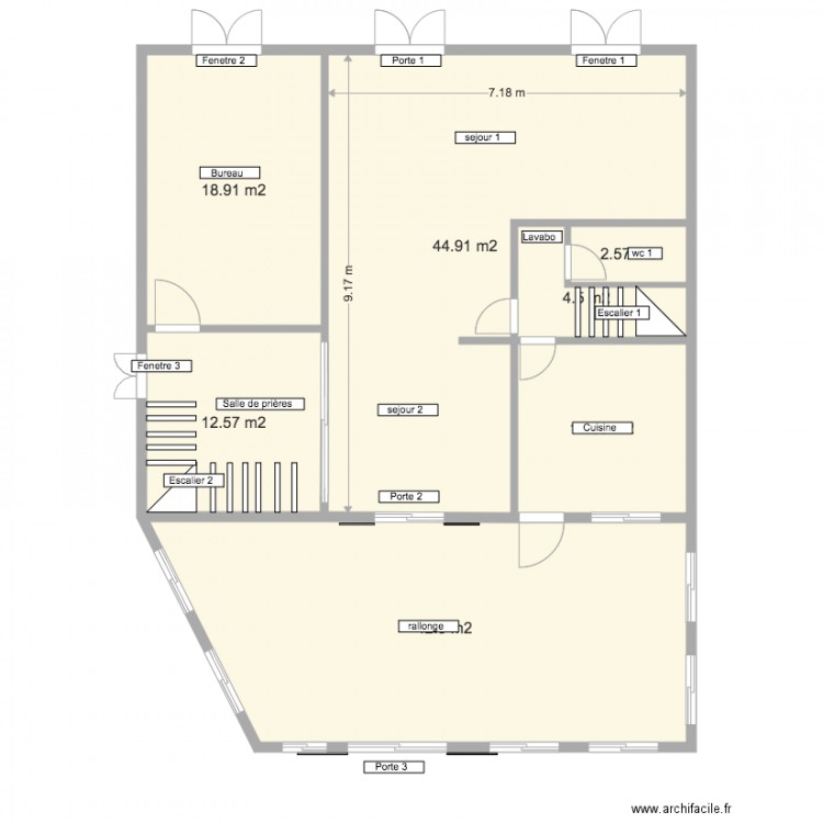 VILLA ST AND RDC 3. Plan de 0 pièce et 0 m2