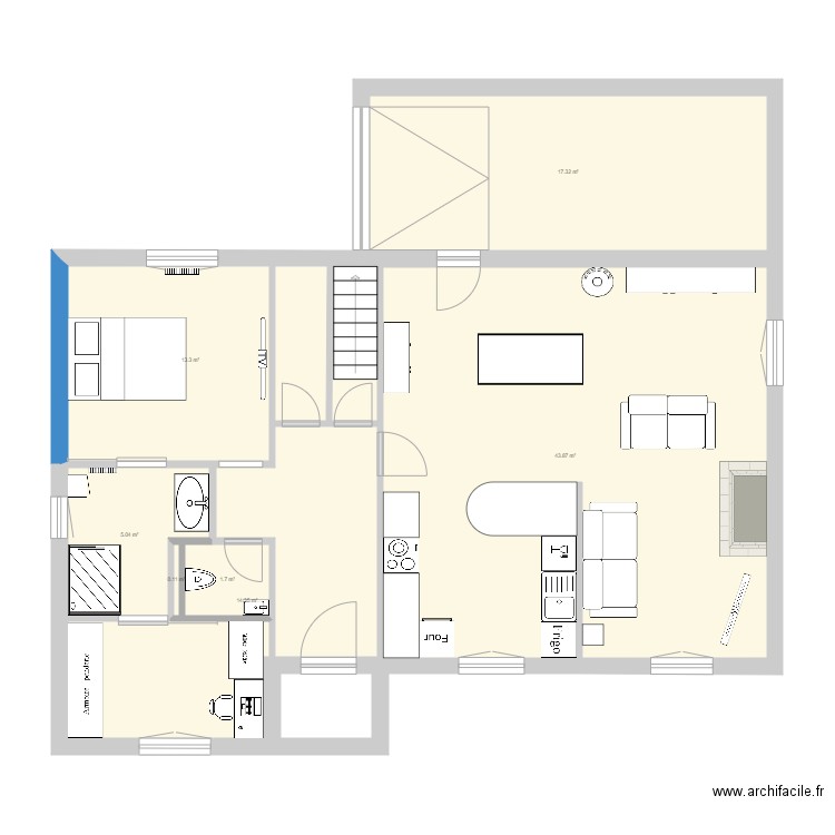 La maison. Plan de 0 pièce et 0 m2