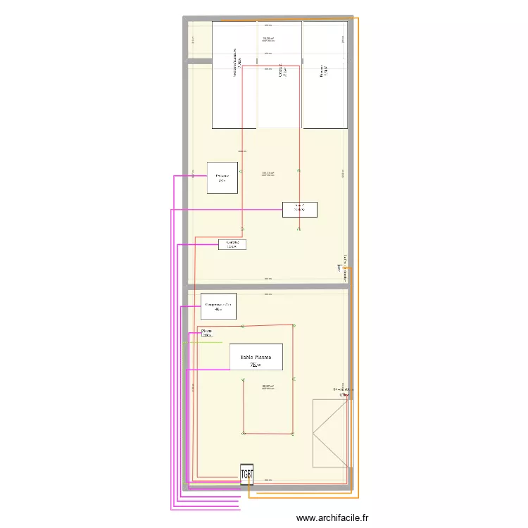 Atelier capecure. Plan de Atelier capecure. Plan de